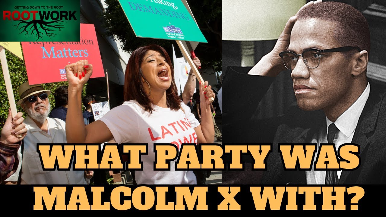 WHO WAS MALCOLM X DOWN WITH?